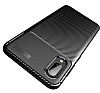Eiroo Rugged Carbon Samsung Galaxy A02 Lacivert Silikon Klf - Resim: 1