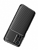 Eiroo Rugged Carbon Xiaomi Redmi 10 Siyah Silikon Klf - Resim: 4