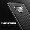 Eiroo Rugged Carbon Samsung Galaxy Note 9 Kahverengi Silikon Klf - Resim 5
