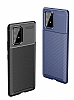 Eiroo Rugged Carbon Samsung Galaxy S10 Lite Kahverengi Silikon Klf - Resim: 1