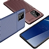 Eiroo Rugged Carbon Samsung Galaxy S10 Lite Kahverengi Silikon Klf - Resim: 3