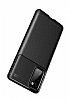 Eiroo Rugged Carbon Samsung Galaxy S20 FE Kahverengi Silikon Klf - Resim: 3