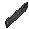 Eiroo Rugged Carbon iPhone 12 Mini 5.4 in Lacivert Silikon Klf - Resim: 5