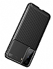 Eiroo Rugged Carbon Samsung Galaxy S21 Plus Lacivert Silikon Klf - Resim: 1