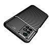 Eiroo Rugged Carbon Xiaomi Poco M4 Pro 5G Lacivert Silikon Klf - Resim: 6