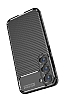 Eiroo Rugged Carbon Samsung Galaxy S23 Plus Siyah Silikon Klf - Resim: 2