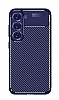 Eiroo Rugged Carbon Samsung Galaxy S23 Lacivert Silikon Kılıf - Resim: 6