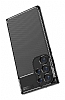 Eiroo Rugged Carbon Samsung Galaxy S23 Ultra Siyah Silikon Klf - Resim: 7