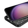 Eiroo Rugged Carbon Samsung Galaxy S24 Plus Siyah Silikon Klf - Resim: 1