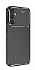 Eiroo Rugged Carbon Samsung Galaxy S24 Siyah Silikon Klf - Resim: 6