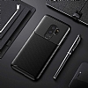 Eiroo Rugged Carbon Samsung Galaxy S9 Plus Siyah Silikon Klf - Resim 6