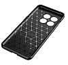 Eiroo Rugged Carbon OnePlus 10 Pro Siyah Silikon Klf - Resim 3