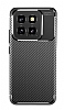 Eiroo Rugged Carbon Xiaomi 14 Siyah Silikon Klf - Resim 5