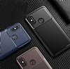 Eiroo Rugged Carbon Xiaomi Mi Max 3 Siyah Silikon Klf - Resim 2