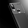 Eiroo Rugged Carbon Xiaomi Mi Mix 3 Kahverengi Silikon Klf - Resim 1