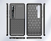 Eiroo Rugged Carbon Xiaomi Mi Note 10 Kahverengi Silikon Klf - Resim: 2