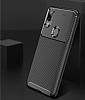Eiroo Rugged Carbon Xiaomi Mi Play Lacivert Silikon Klf - Resim: 3