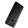 Eiroo Rugged Carbon Xiaomi Poco C40 Siyah Silikon Klf - Resim 3