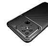 Eiroo Rugged Carbon Xiaomi Poco C40 Siyah Silikon Klf - Resim 4