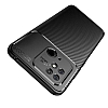 Eiroo Rugged Carbon Xiaomi Poco C40 Lacivert Silikon Klf - Resim: 2