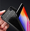 Eiroo Rugged Carbon Xiaomi Redmi Go Siyah Silikon Klf - Resim: 3