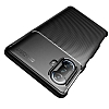 Eiroo Rugged Carbon Xiaomi Redmi K40 Gaming Siyah Silikon Klf - Resim: 2