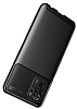 Eiroo Rugged Carbon Xiaomi Redmi Note 10 Siyah Silikon Klf - Resim: 2