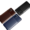 Eiroo Rugged Carbon Xiaomi Redmi Note 10S Kahverengi Silikon Klf - Resim: 6