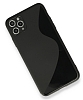 Eiroo S Line iPhone 6 / 6S Siyah Silikon Klf - Resim: 1