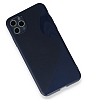 Eiroo S Line iPhone 11 Pro Mavi Silikon Klf - Resim: 1