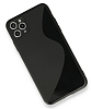 Eiroo S Line Samsung Galaxy A02s Siyah Silikon Klf - Resim: 1