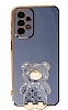 Eiroo Samsung Galaxy A23 Lks Ay Standl Mavi Silikon Klf