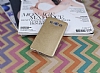 Samsung Galaxy A3 Ultra nce Deri Gold Silikon Klf - Resim: 1