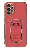 Eiroo Samsung Galaxy A33 5G Baby Panda Standl Krmz Silikon Klf
