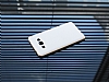 Eiroo Samsung Galaxy A7 Metal Kenarl Beyaz Rubber Klf - Resim: 1