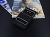 Samsung Galaxy A9 Gizli Mknatsl ift ereveli Siyah Deri Klf - Resim: 2