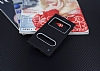 Samsung Galaxy C5 Gizli Mknatsl ereveli Siyah Deri Klf - Resim: 2