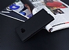 Samsung Galaxy C7 SM-C7000 Gizli Mknatsl ift ereveli Siyah Deri Klf - Resim 2