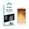 Eiroo Samsung Galaxy C9 Pro Tempered Glass Cam Ekran Koruyucu