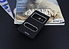 Samsung Galaxy Core Prime Gizli Mknatsl ift ereveli Siyah Deri Klf - Resim: 2