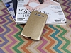 Samsung Galaxy Grand 2 Ultra nce Deri Gold Silikon Klf - Resim: 1