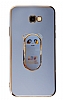 Eiroo Samsung Galaxy J4 Plus Baby Panda Standl Mavi Silikon Klf