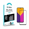 Eiroo Samsung Galaxy M10 Tempered Glass Full Siyah Cam Ekran Koruyucu