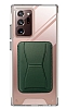 Eiroo Samsung Galaxy Note 20 Ultra Yeşil Kartlıklı Standlı Ultra Koruma Kılıf