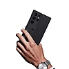Eiroo Samsung Galaxy S23 Ultra Standl Karbon Grnml Siyah Rubber Klf - Resim: 7