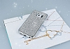 Eiroo Samsung Galaxy S6 Edge Tal Silver Silikon Klf - Resim: 2