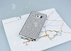 Eiroo Samsung Galaxy S6 Tal Silver Silikon Klf - Resim 2