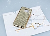 Eiroo Samsung Galaxy S7 Tal Gold Silikon Klf - Resim 4