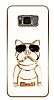 Eiroo Samsung Galaxy S8 Plus Bulldog Standl Kamera Korumal Beyaz Silikon Klf