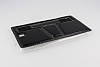 Eiroo Samsung Galaxy Tab 4 8.0 Standl Siyah Deri Klf - Resim 2